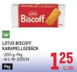 Metro Lotus biscoff karamellgebäck Angebot