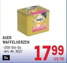 Metro Auer waffelherzen Angebot