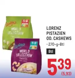 Metro Lorenz pistazien od cashews Angebot