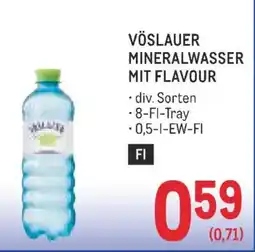 Metro Vöslauer mineralwasser mit flavour Angebot