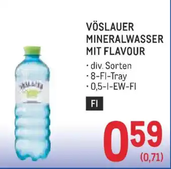 Metro Vöslauer mineralwasser mit flavour Angebot
