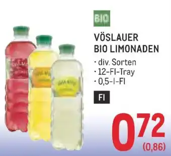 Metro Vöslauer bio limonaden Angebot