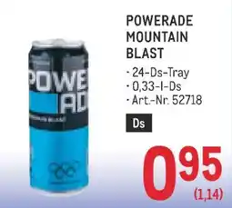 Metro Powerade mountain blast Angebot