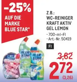 Metro Z.b wc reiniger kraft aktiv gel lemon Angebot