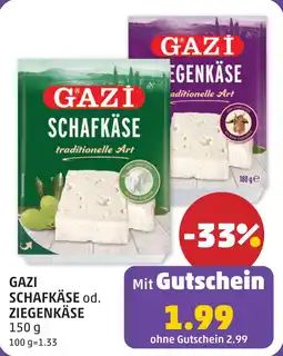 PENNY Gazi̇ schafkäse od ziegenkäse Angebot