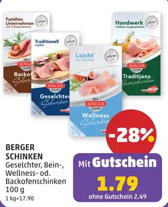 PENNY Berger schinken Angebot