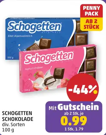 PENNY Schogetten schokolade Angebot
