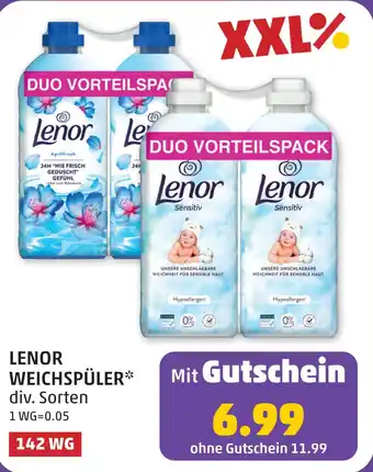 PENNY Lenor weichspüler Angebot