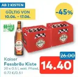 T&G Kaiser fassbräu kiste Angebot