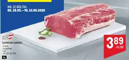 Metro Schweine karree Angebot