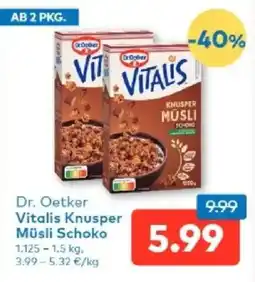 T&G Dr. oetker vitalis knusper müsli schoko Angebot