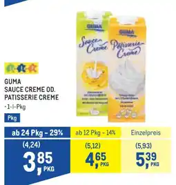 Metro Guma sauce creme od. patisserie creme Angebot