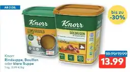 T&G Knorr rindsuppe, bouillon oder klare suppe Angebot