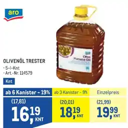 Metro Olivenöl trester Angebot
