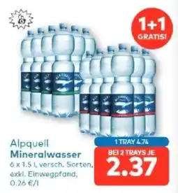 T&G Alpquell mineralwasser Angebot