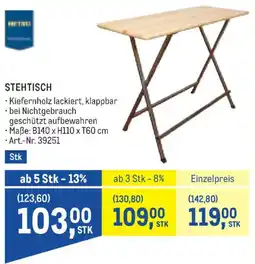 Metro Stehtisch Angebot