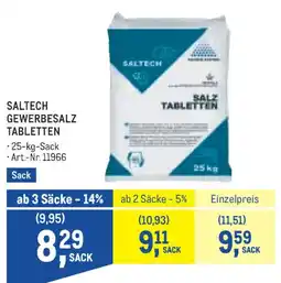 Metro Saltech gewerbesalz tabletten Angebot