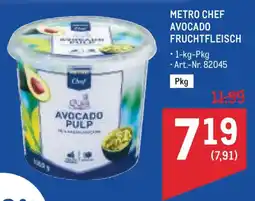 Metro Metro chef avocado fruchtfleisch Angebot