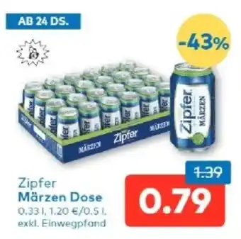 Zipfer märzen dose