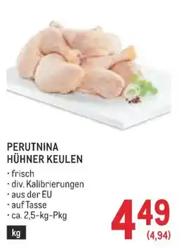 Metro Perutnina hühner keulen Angebot