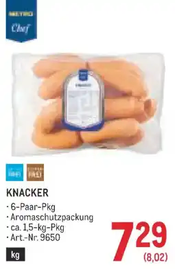 Metro Knacker Angebot