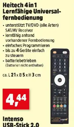Thomas Philipps Heitech 4 in 1 lernfähige universal- fernbedienung Angebot