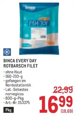 Metro Binca every day rotbarsch filet Angebot