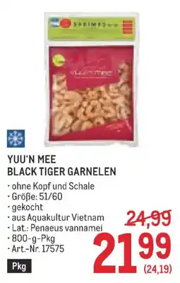 Metro Yuu'n mee black tiger garnelen Angebot