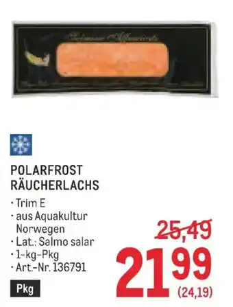 Metro Polarfrost räucherlachs Angebot