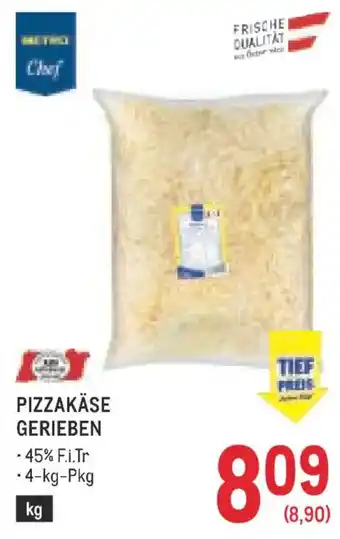 Metro Pizzakäse gerieben Angebot