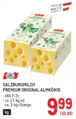 Metro Salzburgmilch premium original almkönig Angebot