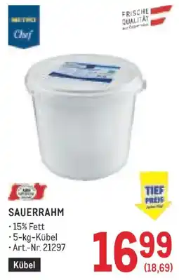 Metro Sauerrahm Angebot