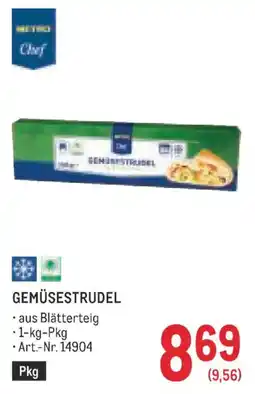 Metro Gemüsestrudel Angebot