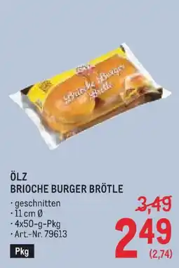 Metro Ölz brioche burger brötle Angebot