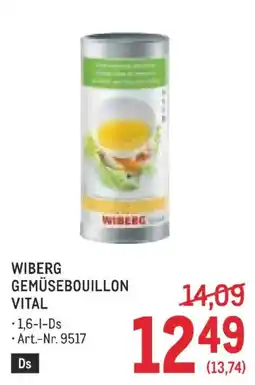 Metro Wiberg gemüsebouillon vital Angebot