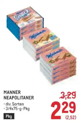 Metro Manner neapolitaner Angebot