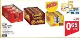 Metro Nestle riegel kitkat, lion od. nuts Angebot