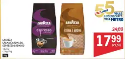 Metro Lavazza crema e aroma od. espresso cremoso Angebot