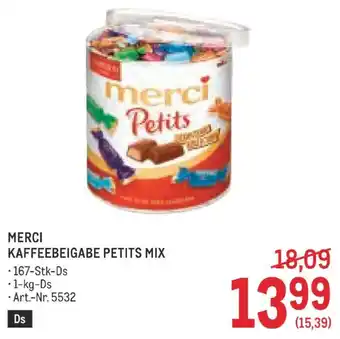 Metro Merci kaffeebeigabe petits mix Angebot
