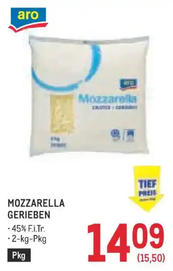 Metro Mozzarella gerieben Angebot