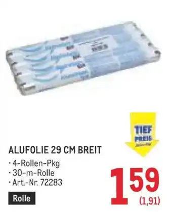 Metro Alufolie 29 cm breit Angebot