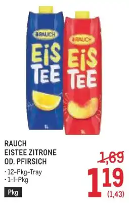 Metro Brauch eistee zitrone od. pfirsich Angebot