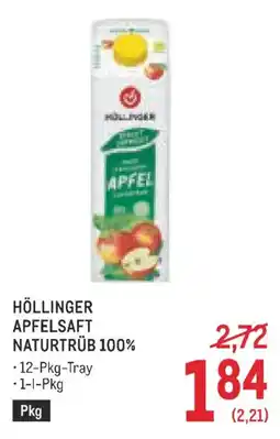 Metro Höllinger apfelsaft Angebot