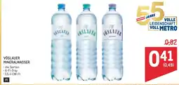 Metro Vöslauer mineralwasser Angebot