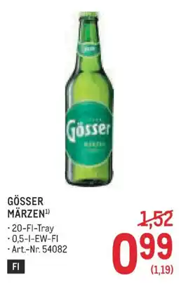 Metro Gösser märzen Angebot