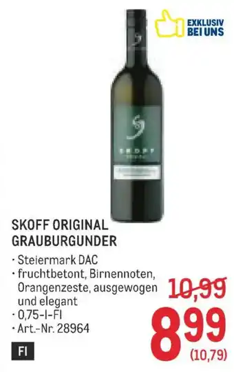 Metro Skoff original grauburgunder Angebot