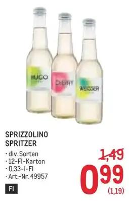 Metro Sprizzolino spritzer Angebot