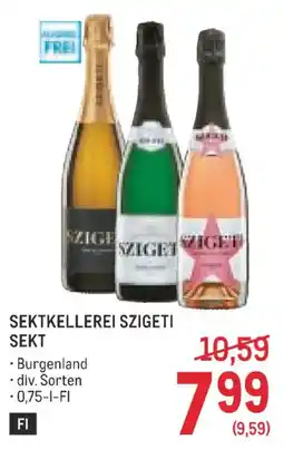 Metro Sektkellerei szigeti sekt Angebot