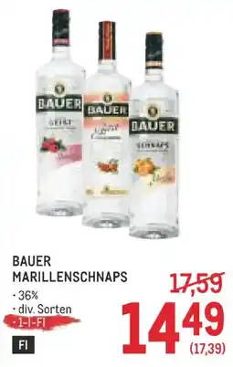 Metro Bauer marillenschnaps Angebot