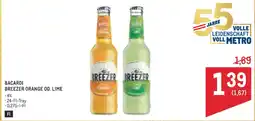 Metro Bacardi breezer orange od. lime Angebot